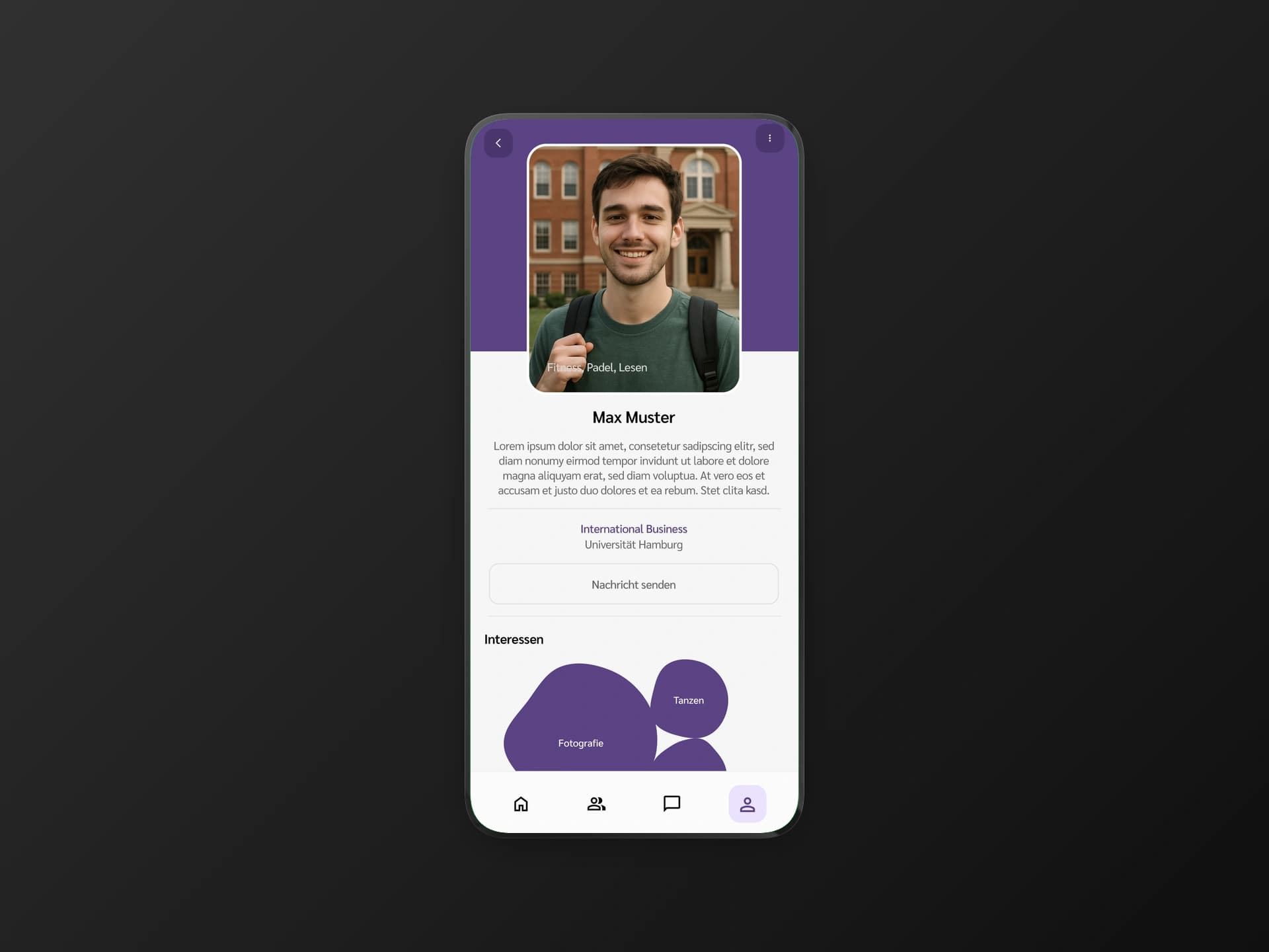 StudyNect: Profil
